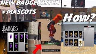 NEW! BADGE GLITCH AND MASCOT GLITCH ON NBA 2K19!