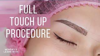  MICROBLADING with SHADING  Step-by step TOUCH UP PROCEDURE Tutorial