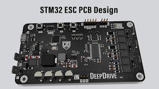 STM32 ESC PCB Schematic Design - KiCAD ESC Project (DeepDrive v1.0)