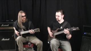 Ihsahn & Samoth from Emperor guitar session