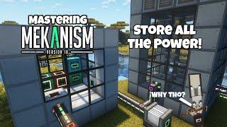 Mastering MEKANISM 10 Ep 12 | Induction Matrix for Power Storage | Minecraft 1.20.1