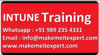 01. Microsoft Intune Training Introduction Session