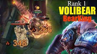 Rank 1 Volibear vs Tahm Kench - Master Elo - BearKing or Xiong Wang Volibear