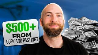 How To Make Money Online As A COMPLETE Beginner In 2024 ($512+/Week Copy & Pasting)