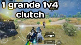 1 grande 1v4 clutch | pubg player montage # noman op