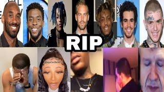 Live reactions to celebrity deaths