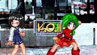 Knuckle Fighter Alpha: Yadamon vs. Monami Ogura (old)