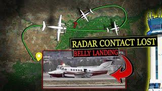 "Radar Contact Lost" | Pilot Not Responding + BELLY LANDING at Billings