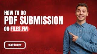 How To Do PDF Submission On Files.fm | Free PDF Submission Website