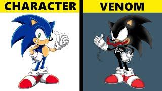 SONIC CHARACTERS AS VENOM