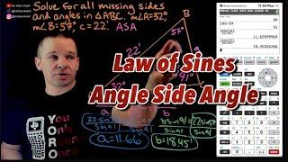 Law of Sines - Angle Side Angle