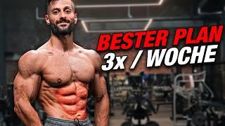 Bester Trainingsplan für 3x Training pro Woche! (Kostenloser Ganzkörperplan)