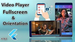 Flutter Tutorial - Video Player - Fullscreen, Portrait & Landscape