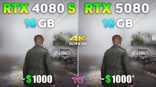 RTX 5080 vs RTX 4080 SUPER - Test in 10 Games | 4K