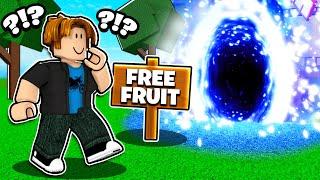 Trapping Noobs With The NEW PORTAL FRUIT In Blox Fruits!