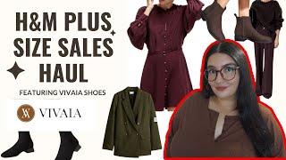 H&M PLUS SIZE HAUL BOXING DAY SALES FEATURING AMAZING VIVAIA SHOES HAUL