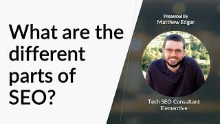 What are the different parts of SEO?