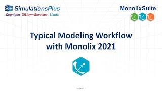 Typical Modeling Workflow with Monolix 2021