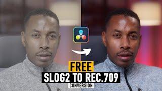 FREE Slog2 Color Grading in DaVinci Resolve 19 Made Easy!