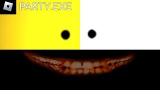 PARTY.EXE : roblox horror gameplay walkthrough (all endings, easter eggs)