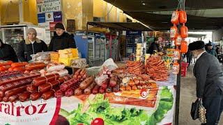 УРГАНЧ ДЕХКОН БОЗОРИ ОПТОМ ГЎШТ, НАПИТКА, КАЛБАСА СИР НАРХЛАРИ 20.12.2024.