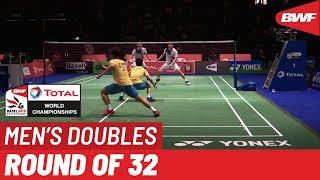 R32 | MD | GIDEON/SUKAMULJO (INA) [1] vs. CHOI/SEO (KOR) | BWF 2019