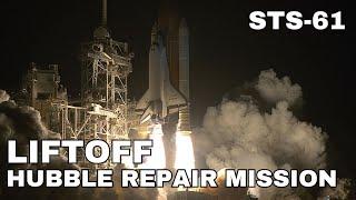 Space Shuttle Endeavour Launch – Hubble Space Telescope Repair Mission | STS-61