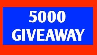 5000 Giveaway | Syrantv