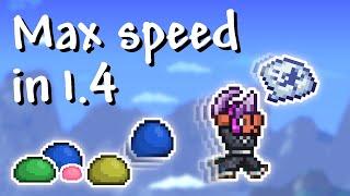 Terraria - 1.4 Maximum movement speed (faster than anybody else!)