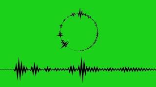 Audio Spectrum Heart Beat Template | Audio Spectrum Visualizer Green Screen HD | #136