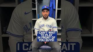 Anthony Santander’s message to #BlueJays fans!