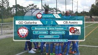 A equipa do GD Gafanha recebeu e venceu a Casa Benfica de Aveiro por 7-2 em Benjamins B