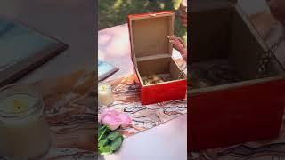 Orange Glass Jewellery Box | Serein Wellness