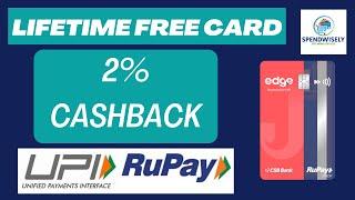 Best LIFETIME FREE CREDIT CARD for UPI Payment ? | Jupiter Edge CSB Bank RuPay Credit Card