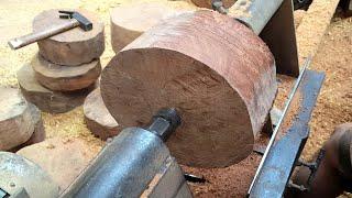 Woodturning - a Log of Old Ironwood