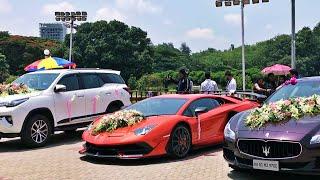 Indian Millionaires Wedding -  LAMBORGHINI GIFT? Rolls-Royce, Maserati & more