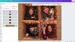 How to Edit the DIY In the Box Cardboard Viral Photo in Canva Tutorial for Beginners