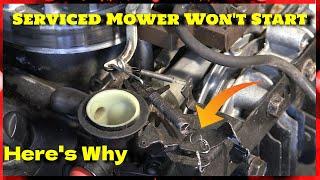 Serviced Lawnmower Won't Start- Here's Why