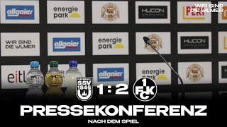#ULMFCK | Die Pressekonferenz nach dem Spiel