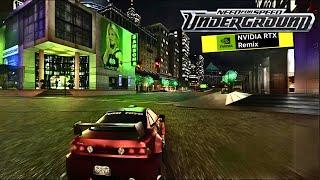 Need For Speed: Underground RTX Remix (Work in Progress) - RTX 4080 4K 60 FPS Gameplay