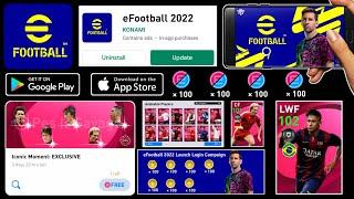 eFootball 2022 - Free Rewards & Launch Celebrations | eFootball Mobile | Pes Is Savage