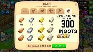 TOWNSHIP : UPGRADING WITH 300 INGOTS