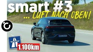 smart #3 Langstreckentest - 1.100km und reichlich Erkenntnisse!