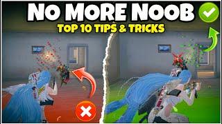 TOP 10 TIPS & TRICKS FOR NEW PLAYERS IN BGMI BECOME A NOOB TO PRO!