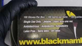 Black Mamba  Disposable Gloves Review