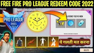 FFPL Grand Finale Redeem Code | 500K Live Watching Milestone Redeem Code | Free Fire Redeem Code2022