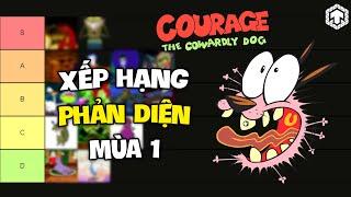 Xếp Hạng Toàn Bộ Phản Diện Trong Courage Chú Chó Nhút Nhát Mùa 1 | Courage The Cowardly Dog |Ăng Ten