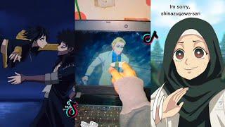 No Halo - Isekai Anime Tiktok Trend | Real Life Human in Anime | Anime Drawing | Tiktok Compilation