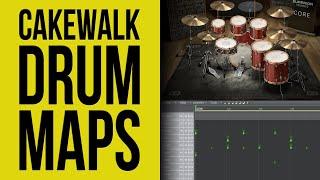 HOW TO USE DRUM MAPS IN CAKEWALK BY BANDLAB - Easy setup tutorial with free drum maps