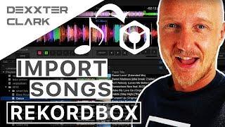 How to import music to rekordbox // importing files, tracks and songs